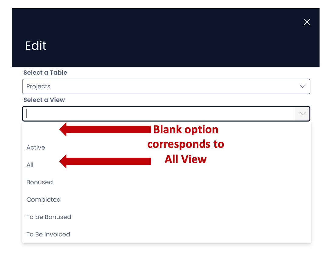 Blank default views default